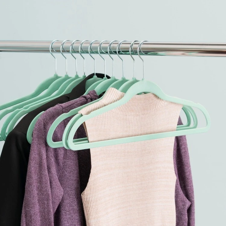 mint green velvet hangers hanger manufacturer china