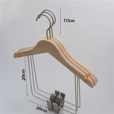 어린이 나무 옷걸이